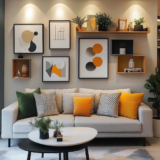 Transforme Seus Ambientes com Instalações de Quadros, Prateleiras, Espelhos e Objetos Decorativos